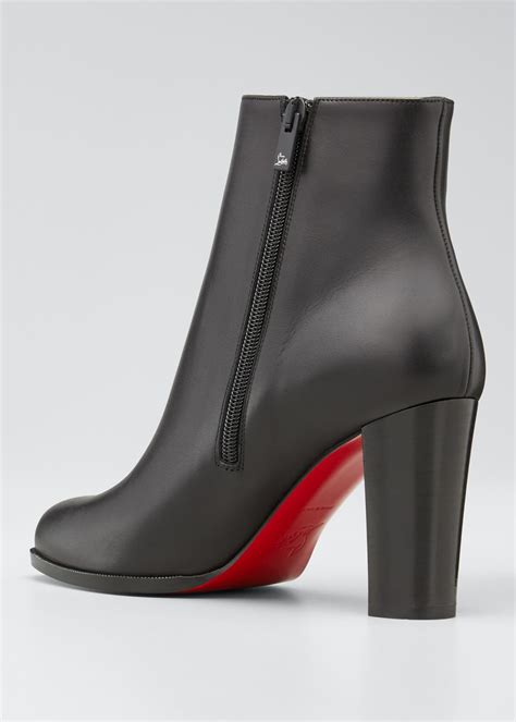 christian louboutin boots women|christian louboutin block heel boots.